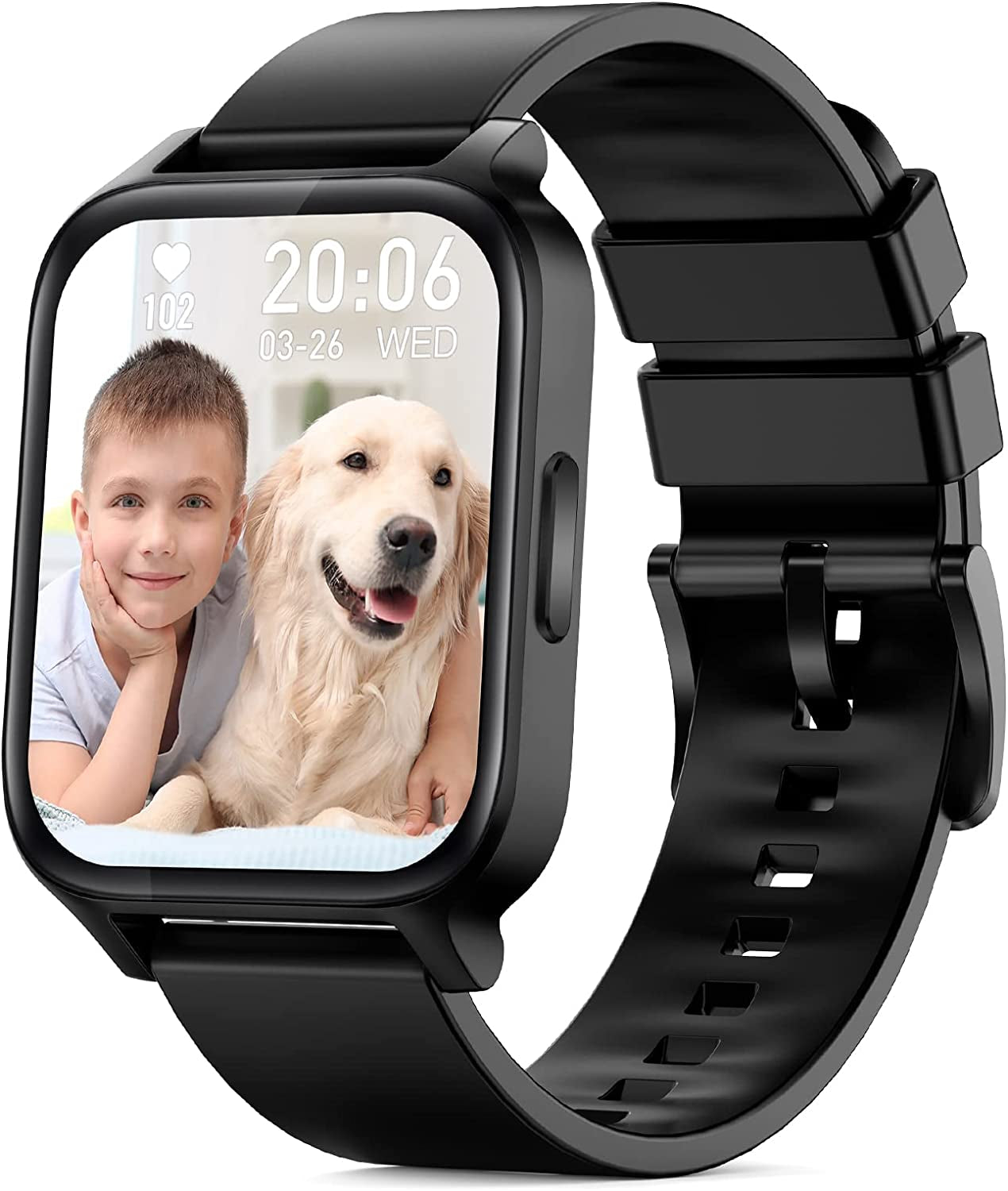 Smart Watch for Android Phones 1.69" Touch Screen Smart Watches for Women Men Smartwatch Fitness Watches with Heart Rate Monitor Sleep Tracker Calorie Pedometer Sports Activity Fitness Tracker