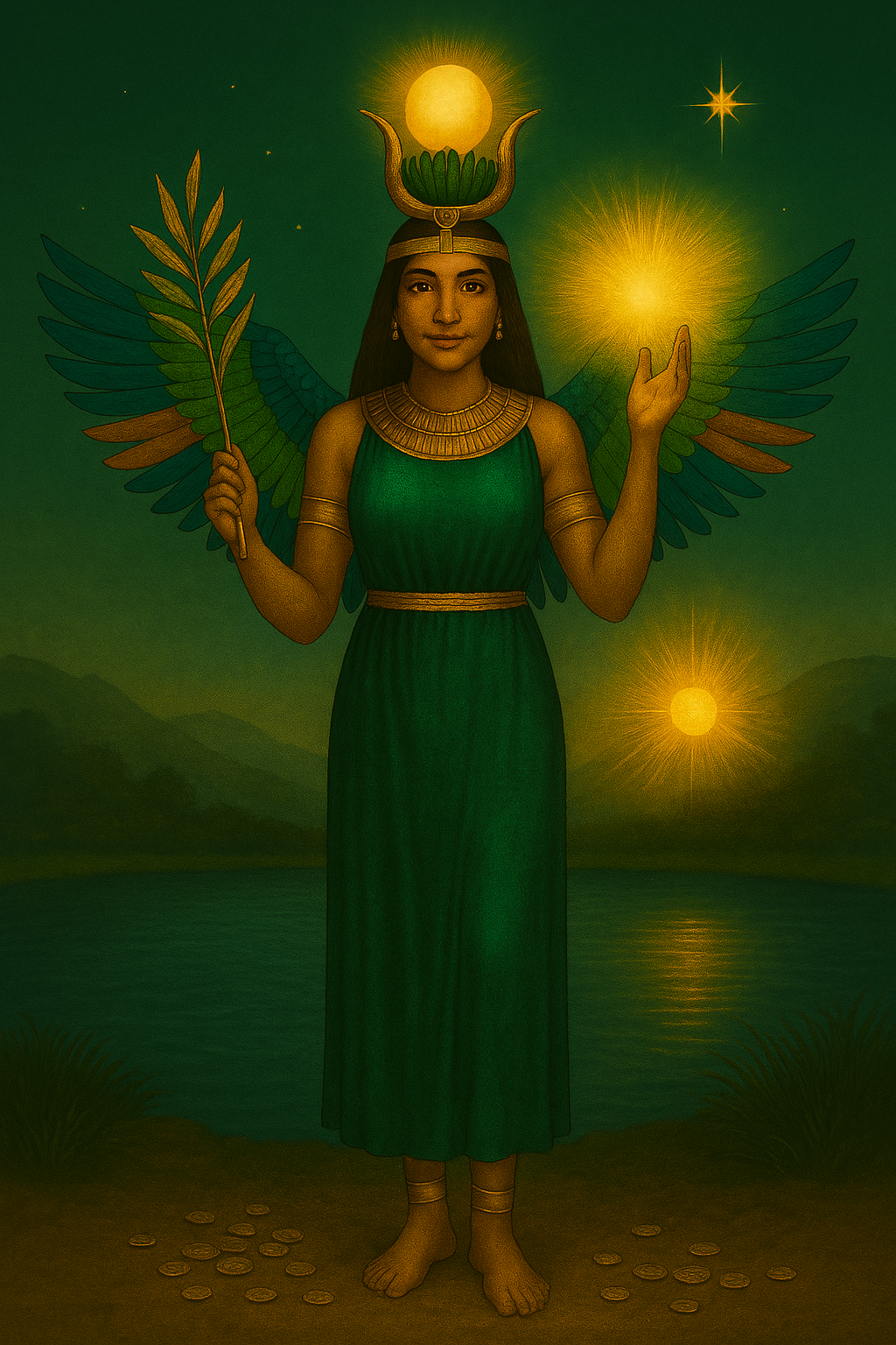 Anuket Manifesting Wealth Collection - Flow with blessing. Anuket carries abundance where trust meets motion