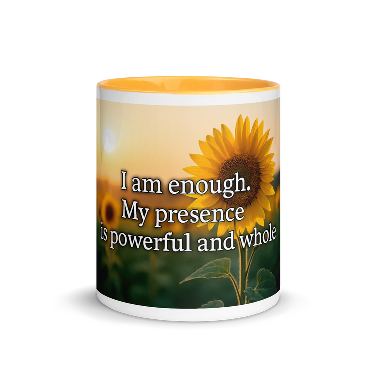 Affirmation Inscribed Mugs - Sip the sunrise, hold the moon—let every moment speak your truth.