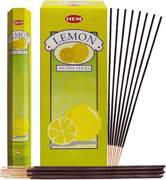 Revitalize Your Space with the Lemon Incense Sticks & Holder Bundle - Aromatic Bliss Awaits!