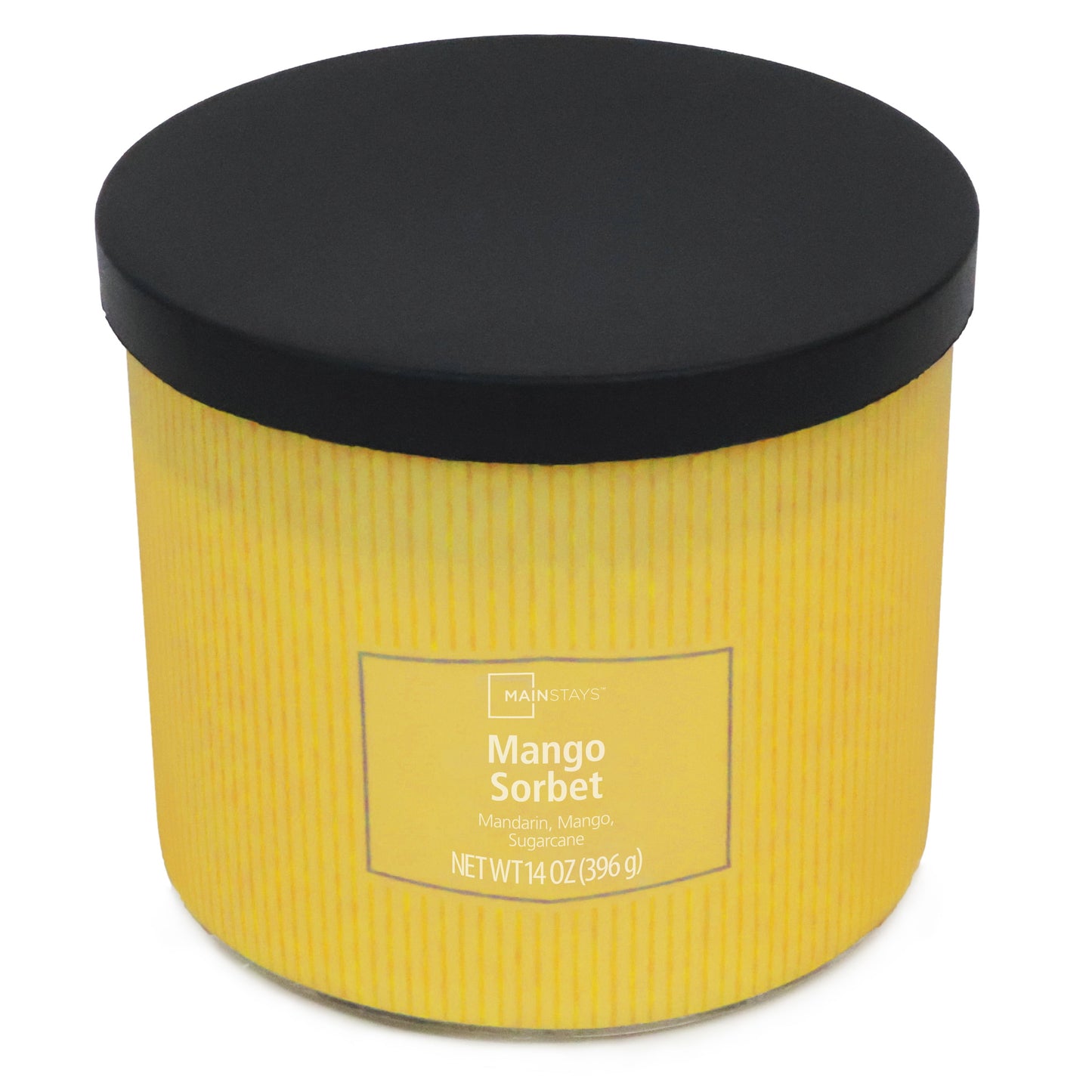 Indulge Your Senses with the Luscious Mango Sorbet 3-Wick Candle - 14 Oz of Fragrant Bliss!