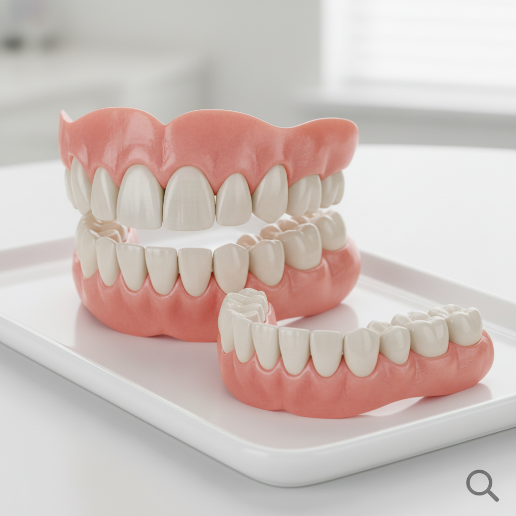 Transform Your Smile with Upper and Lower Comfort Fit Flex Dentures - Perfect Bright Veneers for a Natural Look