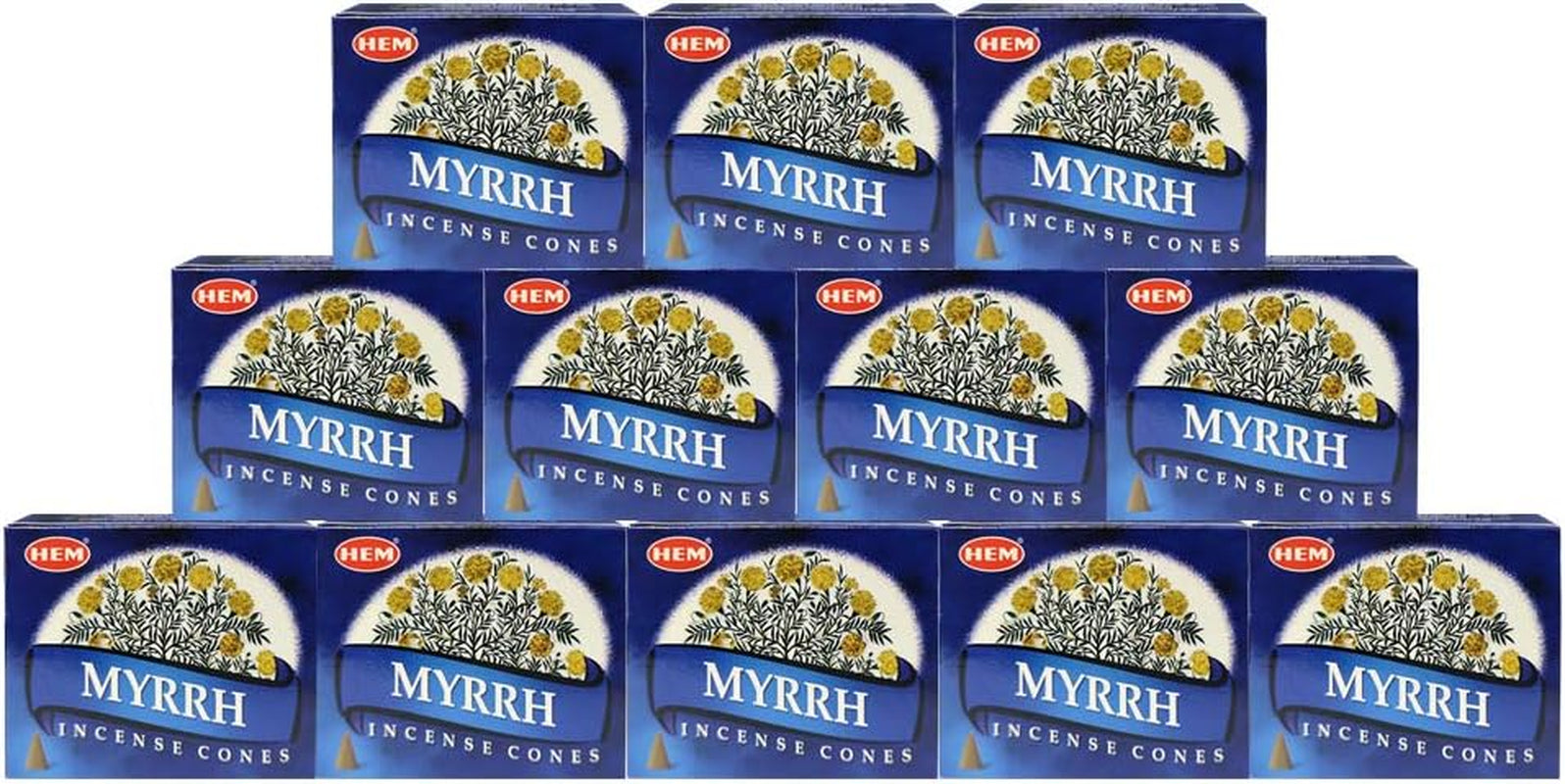 Discover Serenity with Our Myrrh Incense Cones & Elegant Cone Burner Bundle – Perfect for Home Fragrance, Meditation, and Spiritual Décor!