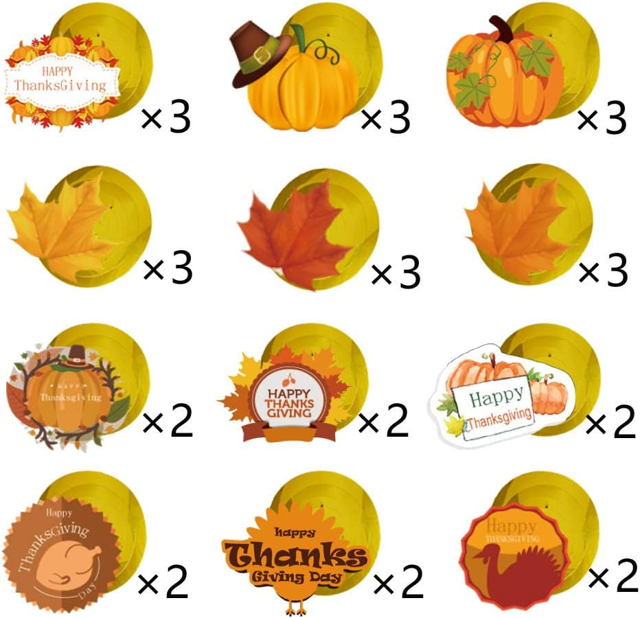 30 Pcs Thanksgiving Hanging Swirls for Thanksgiving Party Supplies Decorations