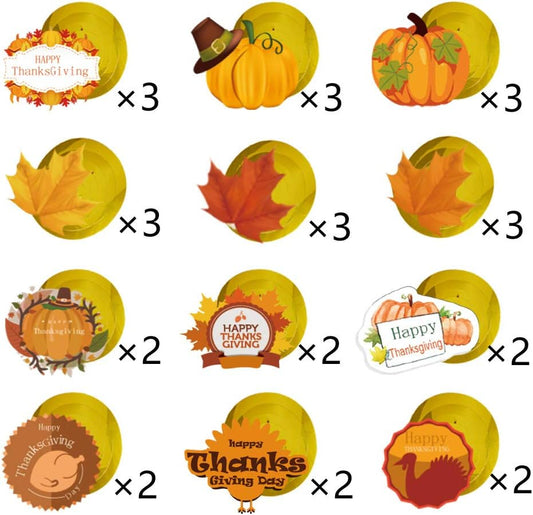 30 Pcs Thanksgiving Hanging Swirls for Thanksgiving Party Supplies Decorations