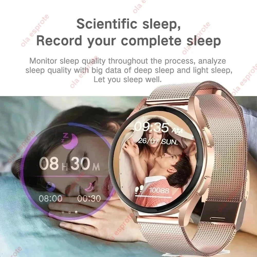 New Bluetooth Call Smart Watch 6 Heart Rate Blood Oxygen Custom Dials Sport Men Woman 2025 Smart Watch Health Monitor Smartwatch