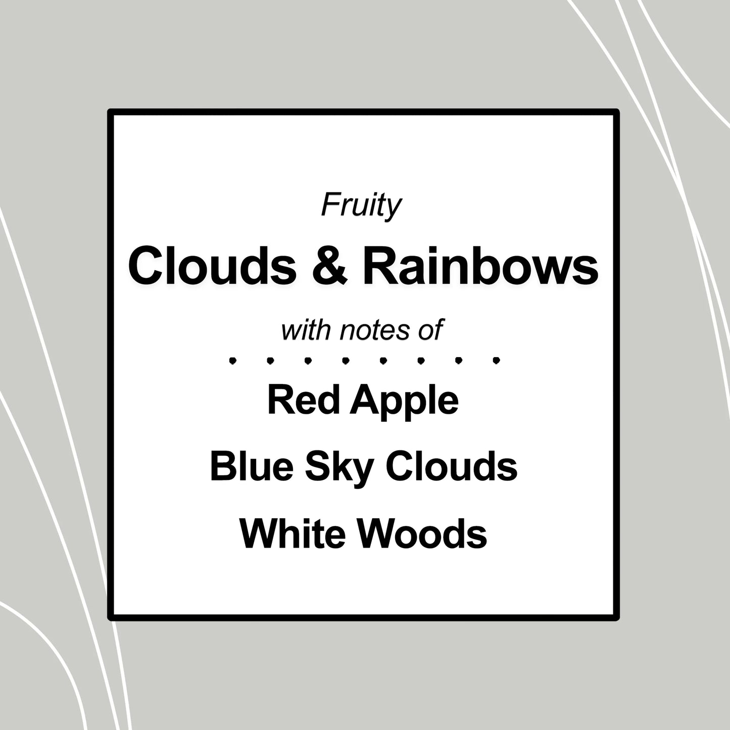 Transform Your Space with the Enchanting 3-Wick Clouds & Rainbows Scented Candle - 14 Oz of Bliss!