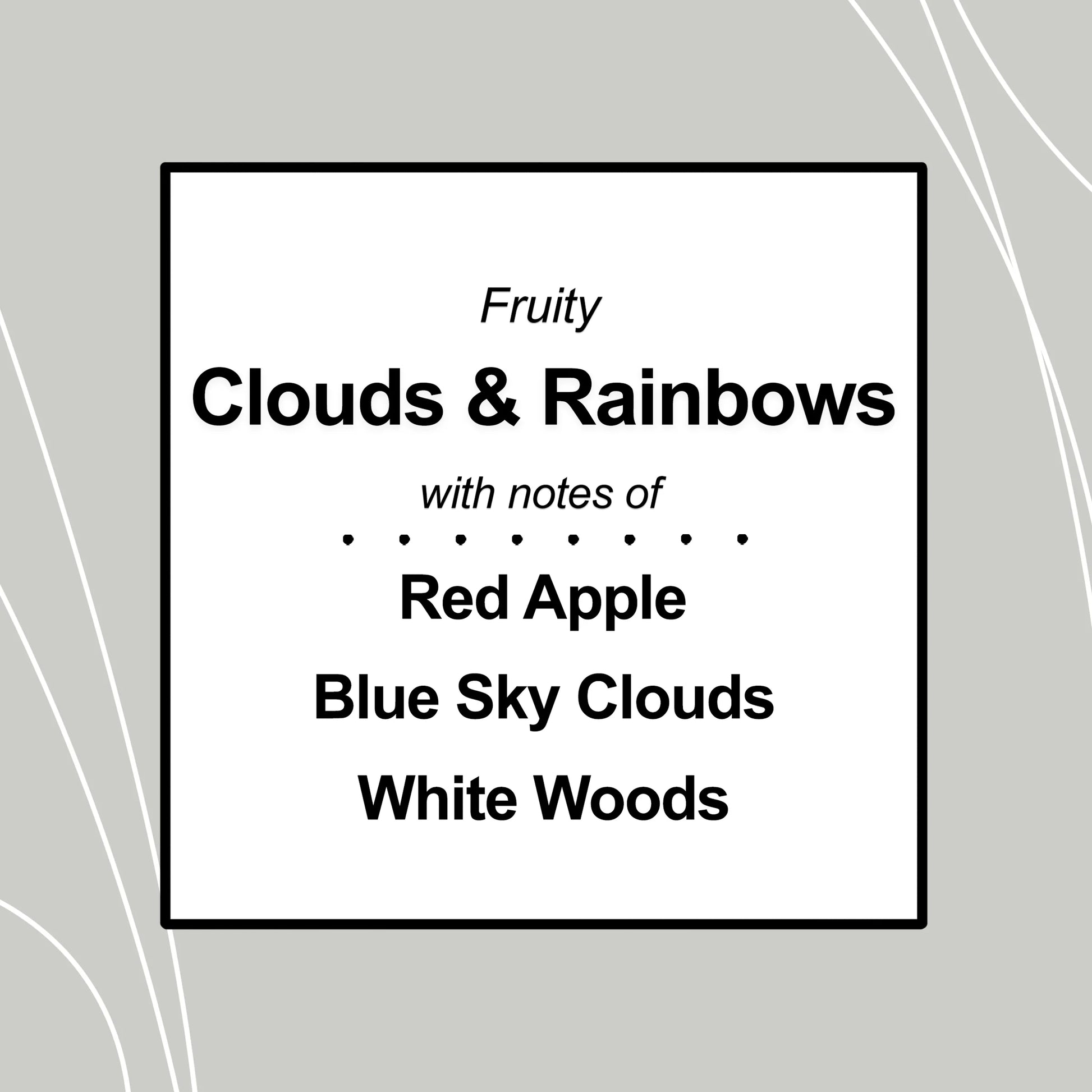Transform Your Space with the Enchanting 3-Wick Clouds & Rainbows Scented Candle - 14 Oz of Bliss!