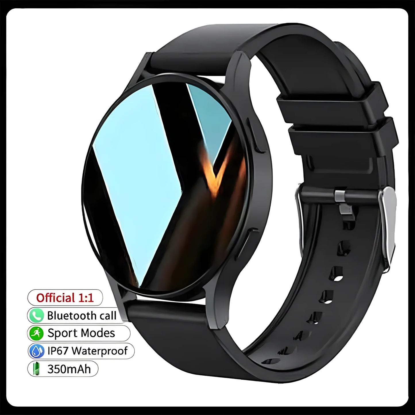 New Bluetooth Call Smart Watch 6 Heart Rate Blood Oxygen Custom Dials Sport Men Woman 2025 Smart Watch Health Monitor Smartwatch