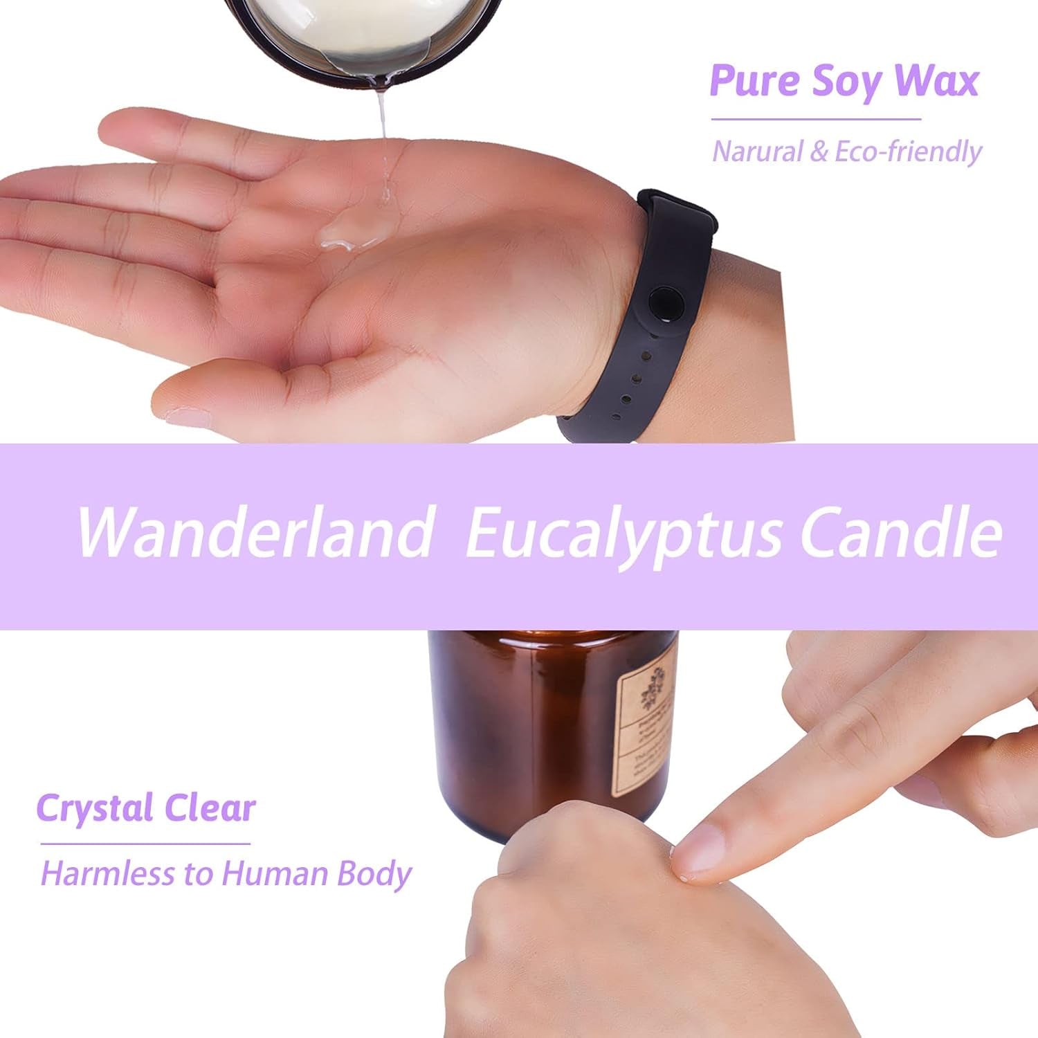 Illuminate Your Home with Our Luxurious 7oz Lavender Eucalyptus Candle – Perfect for Relaxation and Gifting!