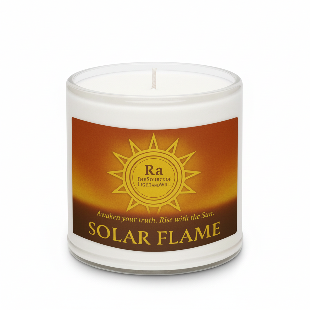 Ra Coconut and Cardamom Scented Soy Candle