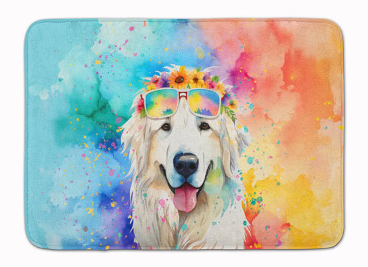 Great Pyrenees Hippie Dawg Memory Foam Kitchen Mat
