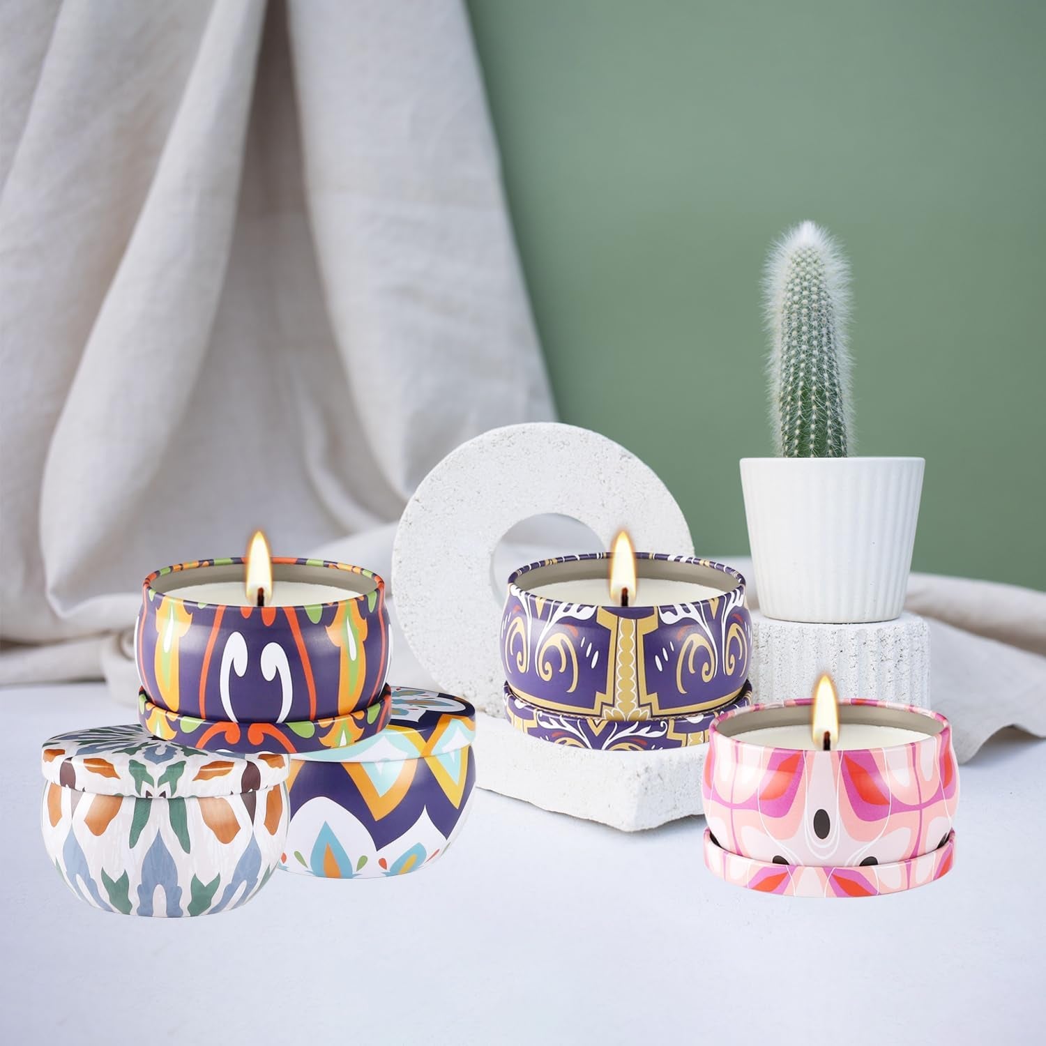 16 Captivating Scented Candles Gift Set – Elevate Your Aromatherapy Experience for Any Occasion!
