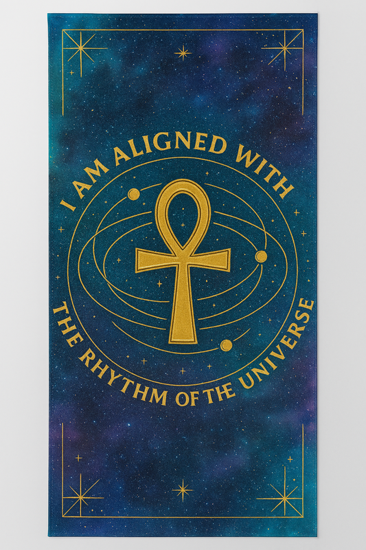 🌀 Cosmic Flow Beach Towe