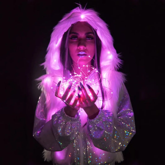 Ladies Fashion Nightclub Halloween Led Costumes - LED Light Up Jacket