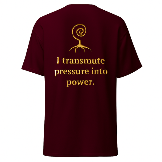 I release what is not mine to carry. Unisex classic tee.