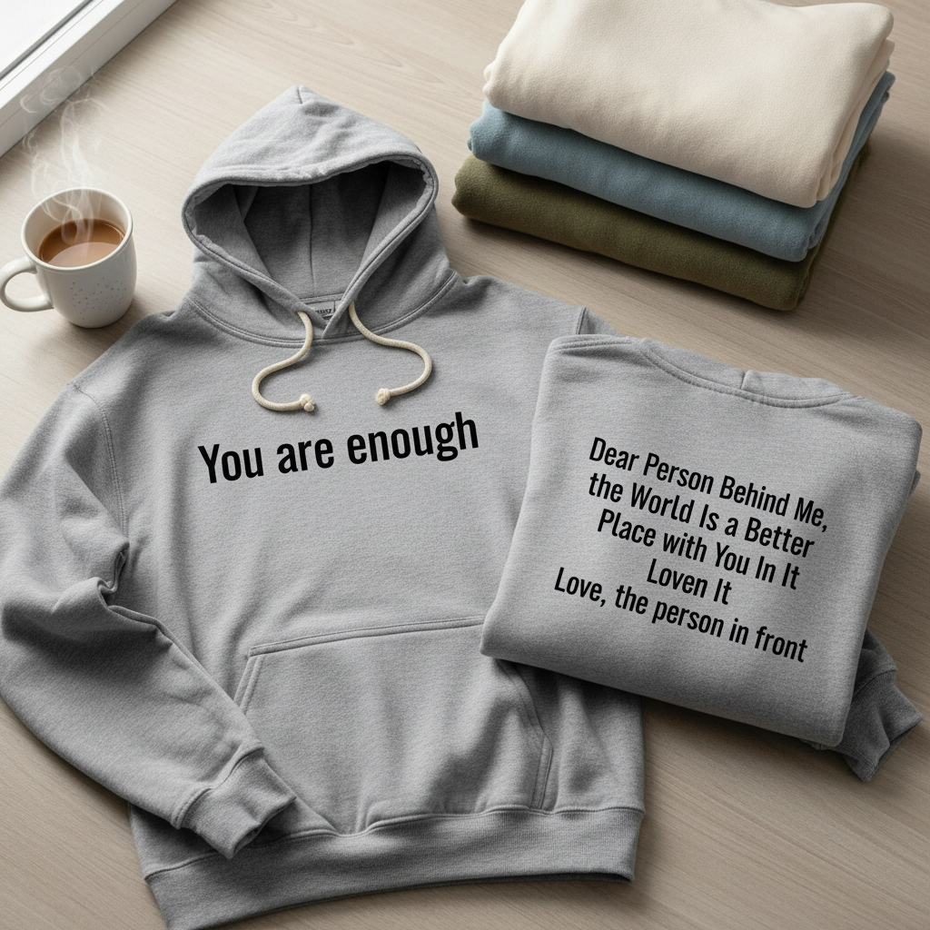 Dear Person Behind Me, the World Is A Better Place, with You In It - Hoodie