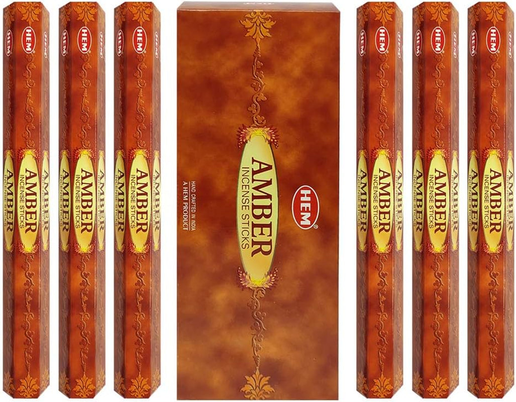 Experience Serenity with Our Amber Incense Sticks and Elegant Holder Bundle - Perfect for Home Fragrance & Meditation!