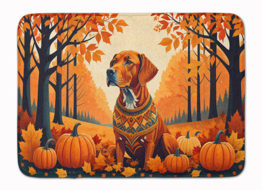 Vizsla Fall Memory Foam Kitchen Mat