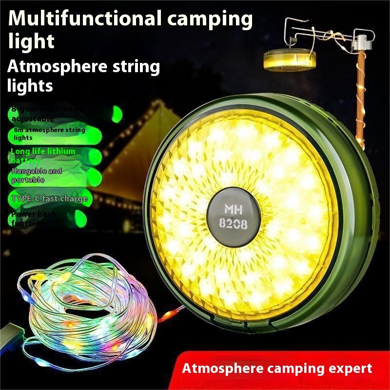 Outdoor Camping Lighting Chain Lighting Night Light USB Charging