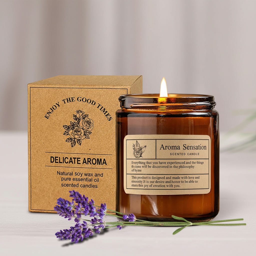 Illuminate Your Home with Our Luxurious 7oz Lavender Eucalyptus Candle – Perfect for Relaxation and Gifting!