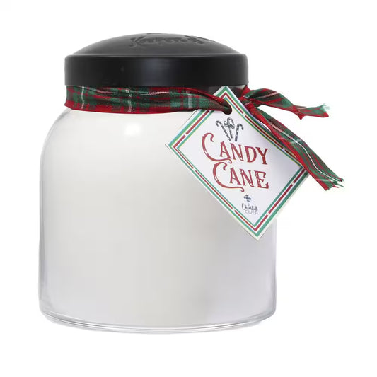 Transform Your Space and Elevate the Holidays with Our Irresistible 34 Oz. Candy Cane Scented Candle! 🎄🕯️✨