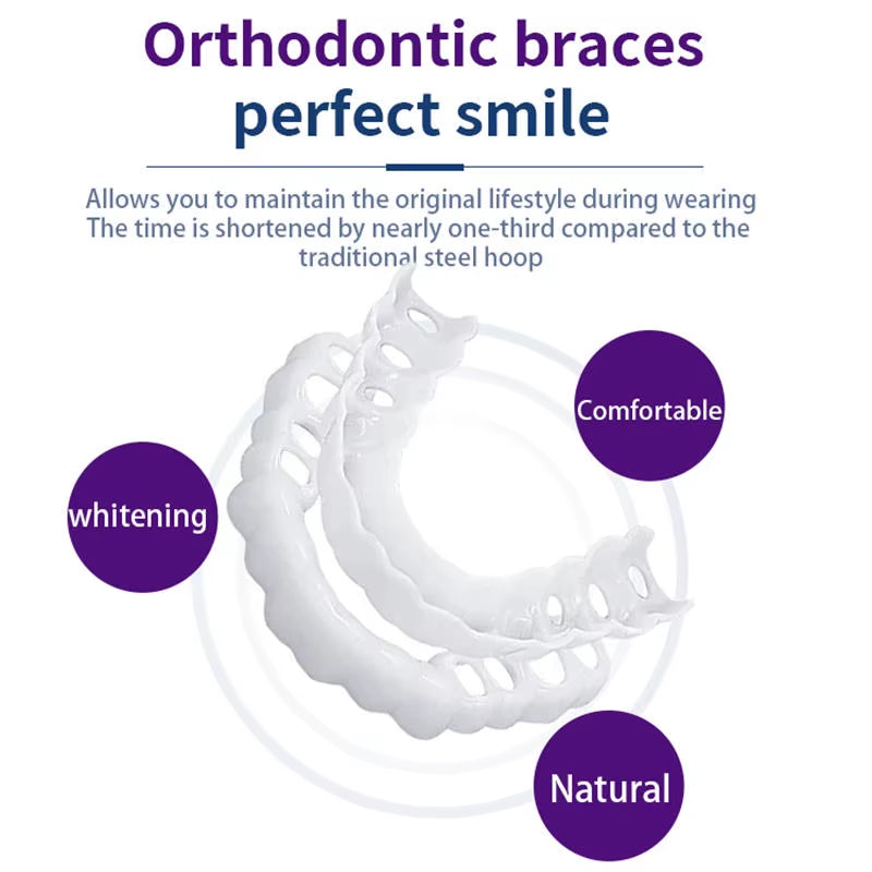 Transform Your Smile with Upper and Lower Comfort Fit Flex Dentures - Perfect Bright Veneers for a Natural Look