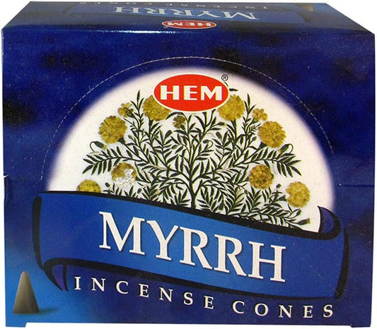 Discover Serenity with Our Myrrh Incense Cones & Elegant Cone Burner Bundle – Perfect for Home Fragrance, Meditation, and Spiritual Décor!