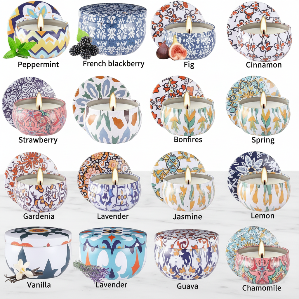 16 Captivating Scented Candles Gift Set – Elevate Your Aromatherapy Experience for Any Occasion!
