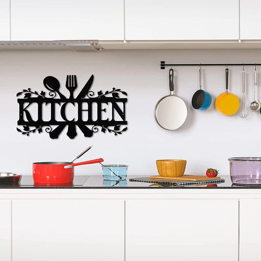 Kitchen Wall Decor Rustic Style Kitchen Wall Sign Black Kitchen Wall Sign Country Farmhouse Your Home Decoration for Dining Room Kitchen Decor